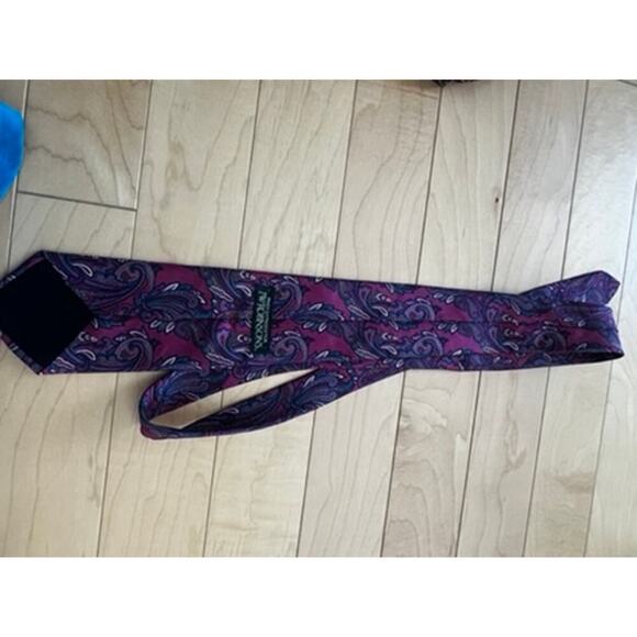 Lot of paisley colorful men's ties from Nordstrom, JW Robinson, XMI and N Martin - Picture 8 of 13